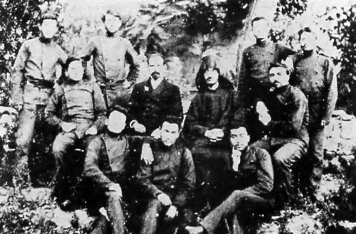 Komitas Vartabed with friends – 1904