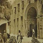 Entry of the Armenian convent in Jerusalem