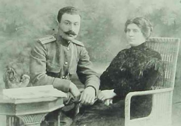 Nathalia Chahomian and Roupen Dastoyan in Tiflis – 1918