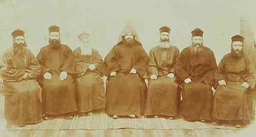 The religious leaders of the Cathedral – Sebastia 1910