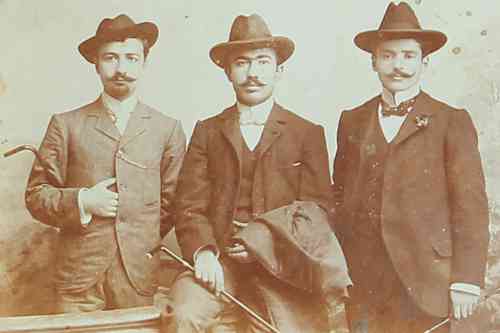 Young Armenian men – Smyrna 1902