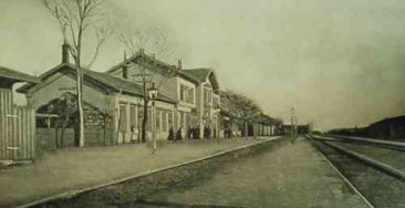 The railway station of Andrinople