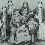 Morenig village chief with his family