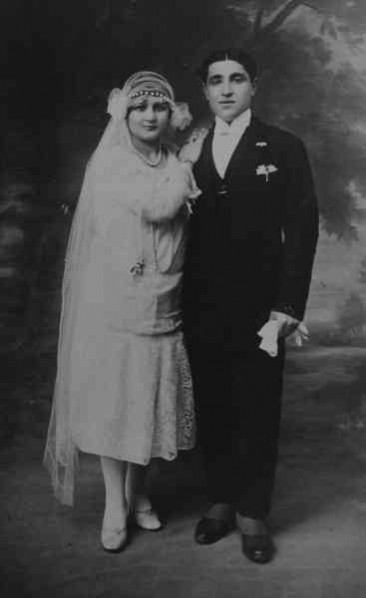 Wedding of Hripsime Koussamanoukian and Kevork Donabedian – 1927