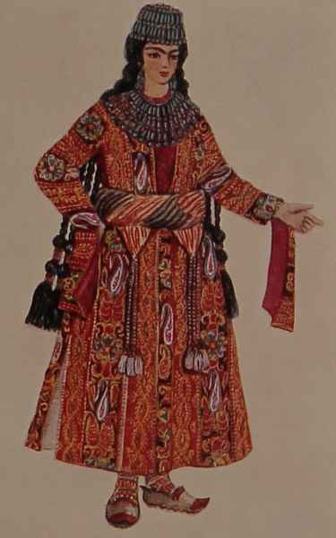 Armenian costume of Chatakh