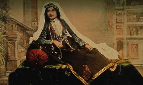 Young Armenian woman in traditional costume