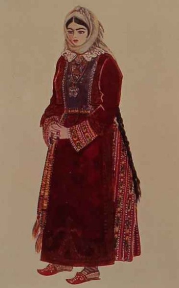 Armenian costume of Partsr Hayk