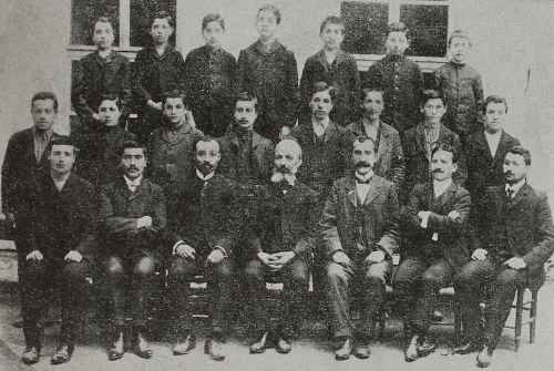 Armenian graduates with their teachers – Trapizon 1908