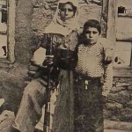 Mother with her son - 1910