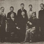 Promotion of the Getronagan Armenian High School (1898 - 1899) with their director Karnig Parounagian