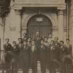 Promotion of the Getronagan with their teacher Bedros Adrouni in 1932