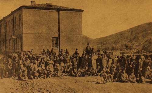 Armenian refugees in Dilijan