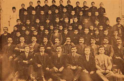 Teachers and pupils, Armenian orphanage – Sebastia 1914