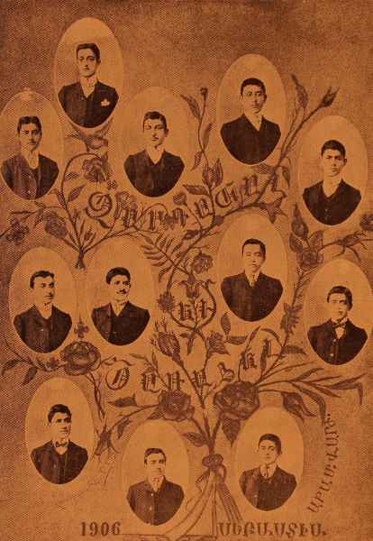 Graduates of the Aramian college – Sebastia (Sevaz) 1906