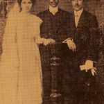 Karekin Djenderedjian with his bride - Smyrna