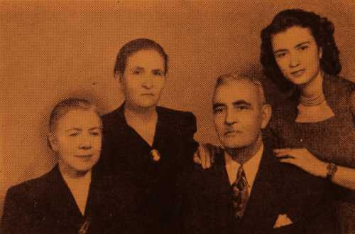 Mr and Mrs Baylozian, Mari Bidjimenian and her daughter Satenig