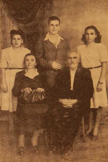 Mr and Mrs Djanig Simonian and their children – Beirut