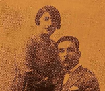 Serovpe Baylozian and his wife