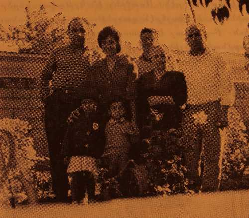 Serpuhi Durghudian with her family, and Mr Varujan Keleshian