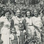 Anahid Balian and kids, Zarmanian family - early 1950s Chtaura (Lebanon)