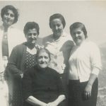 Arpi Kazanjian with relatives