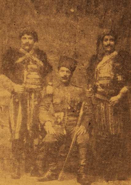 Ziro, Zorig and a soldier from Aragh
