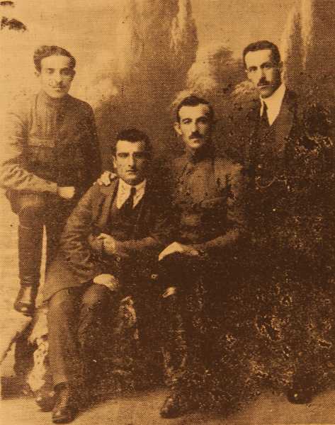 Armen Sasuni, Onnig Mekhitarian, G. Sasuni and Hemayag Manoogian