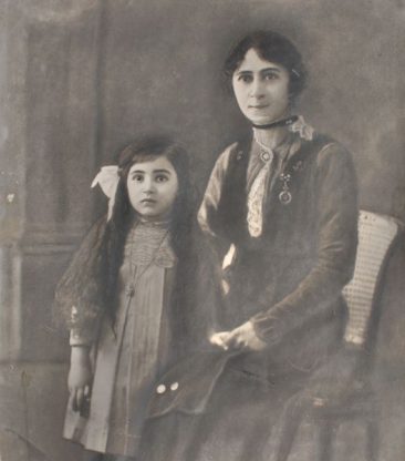 Unidentified Armenian mother and daughter