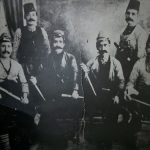 Harutiun Kuyumjian and his brother Mgrdich with their helpers in Kesaria