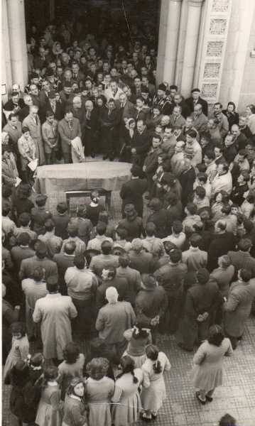 Sose Mayrig Funeral Sourp Boghos Bedros Church, Alexandria 1952