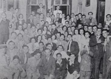 Armenian students from Alexandria visiting their peers in Cairo, Egypt 1938