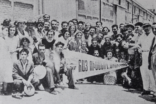 Armenian students from Cairo and Alexandria, Egypt 1937