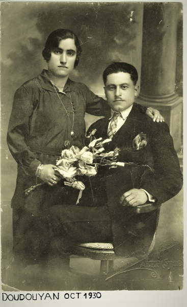 Marash Armenians – Asadour and Sirvardt (Astardjian) Doudouyan in Iskenderoun (Alexandrette), Syria 1930