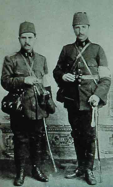 Armenian officers of the ottoman army in Kharpert