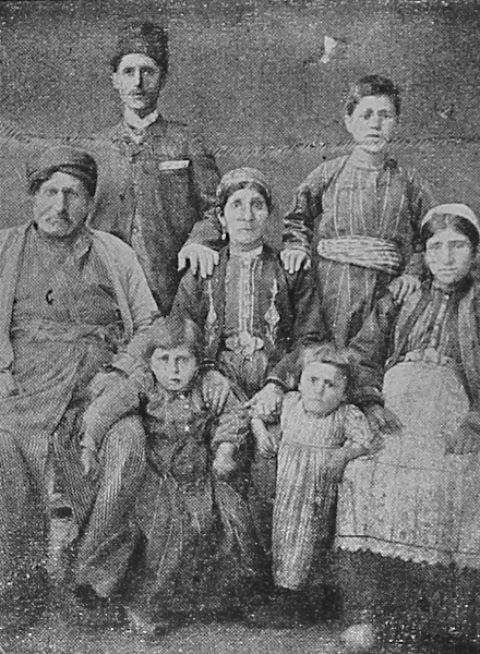 Traditional Armenian Family from Kharpert