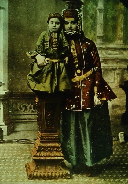 Nakhichevan Armenian mother (colorized version)