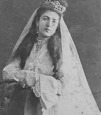 Armenian woman in a wedding dress