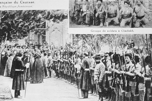 Catholicos blessing the volunteers – 1919