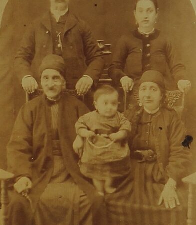 Armenian family from Kesaria, 1890