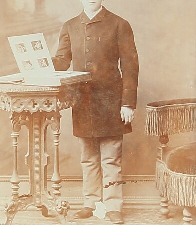 Armenian man photographed in 1885