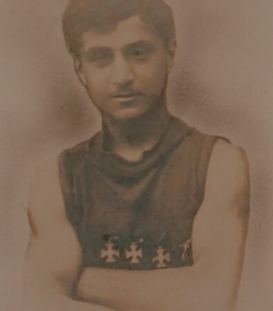 Pastel of a young man