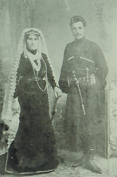 Armenian couple from the Caucasus