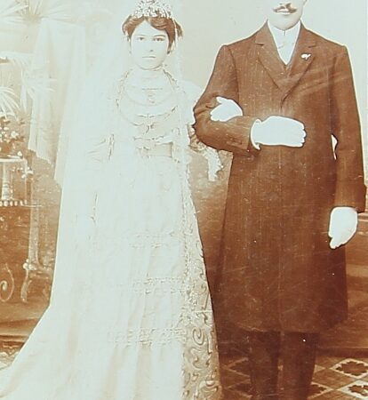 Karnig Baghtchedjian and his young wife – Konya 1902
