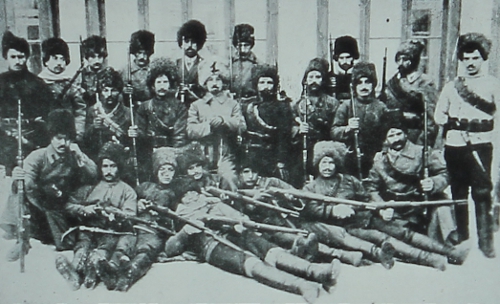 Antranig Yeredzian with his companions