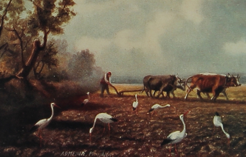 Armenia landscape painting