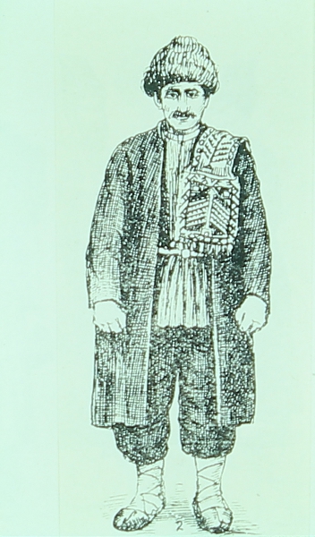 Artsakhtsi in local costume
