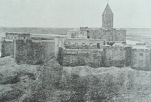 The red monastery of Asdabad
