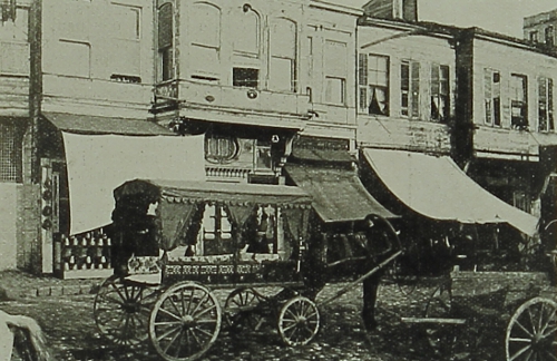 Horse-drawn omnibus in Andrinople – 1912