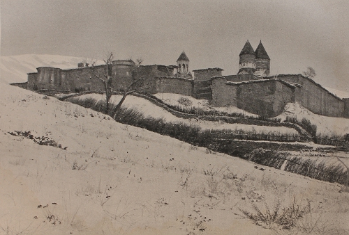 Monastery of Surp Garabed from the South. Mush