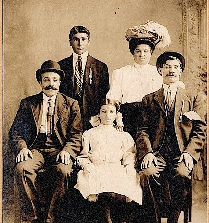 Sarkis, Bahar and Zaruhi Malkasian – Whitinsville 1910